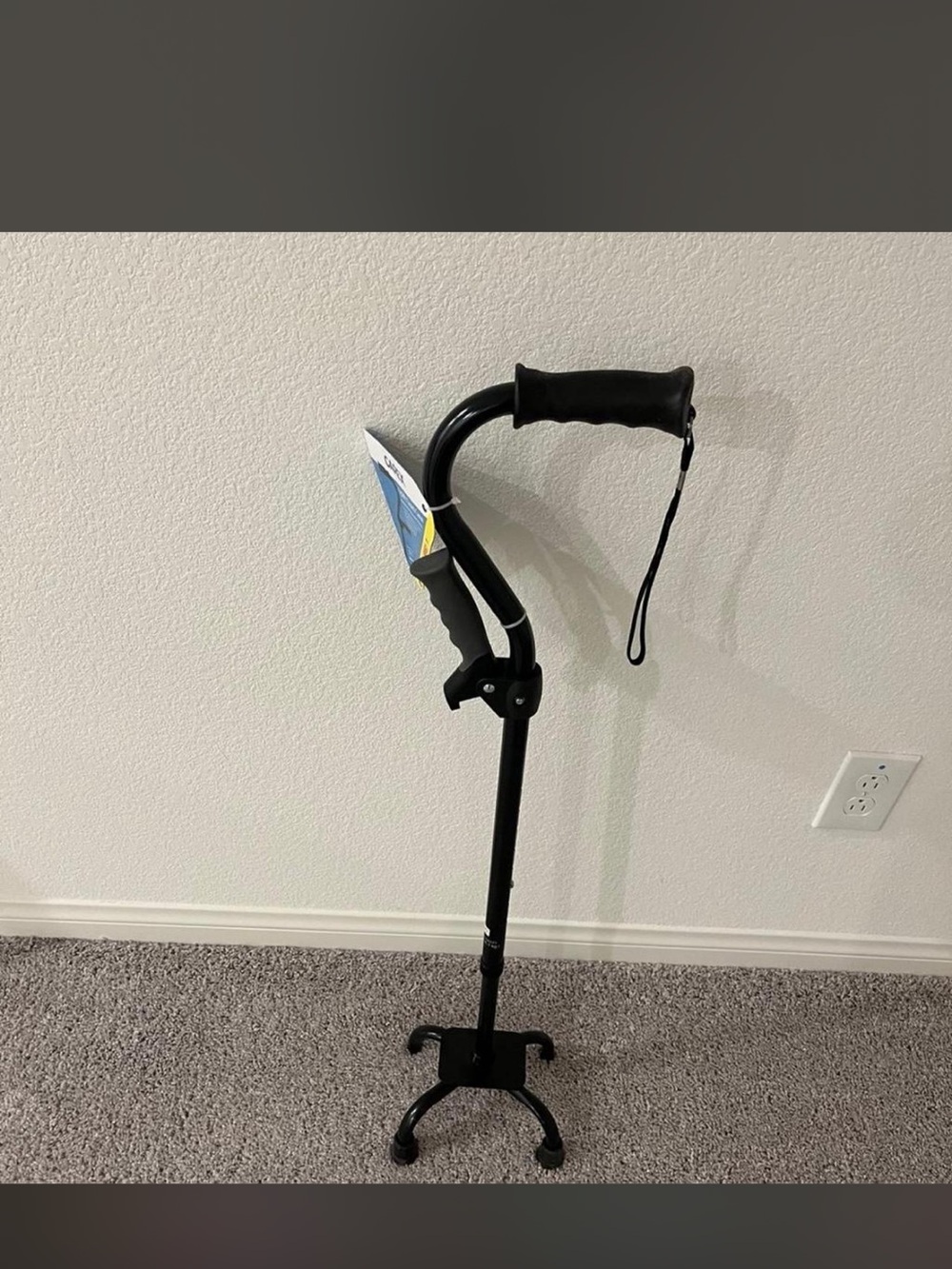 Carex Quad Cane with Ergonomic Handle